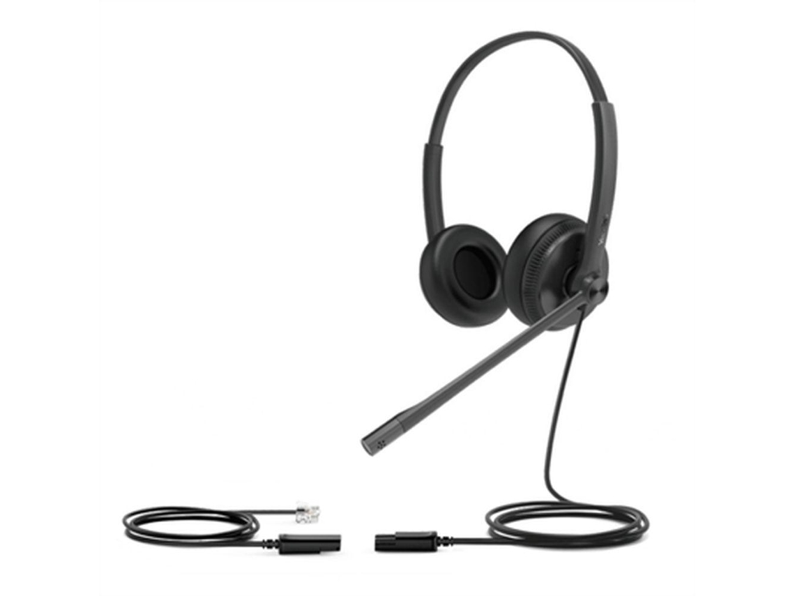Auriculares con Micrófono Yealink Yhs34 Lite Dual Negro