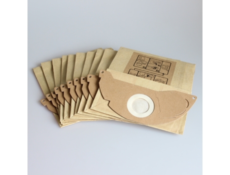 Bolsas de filtro de papel para aspiradora, repuesto de bolsa de polvo para Karcher A2000 Series Wd2.250 6.904-322,0, 10 piezas