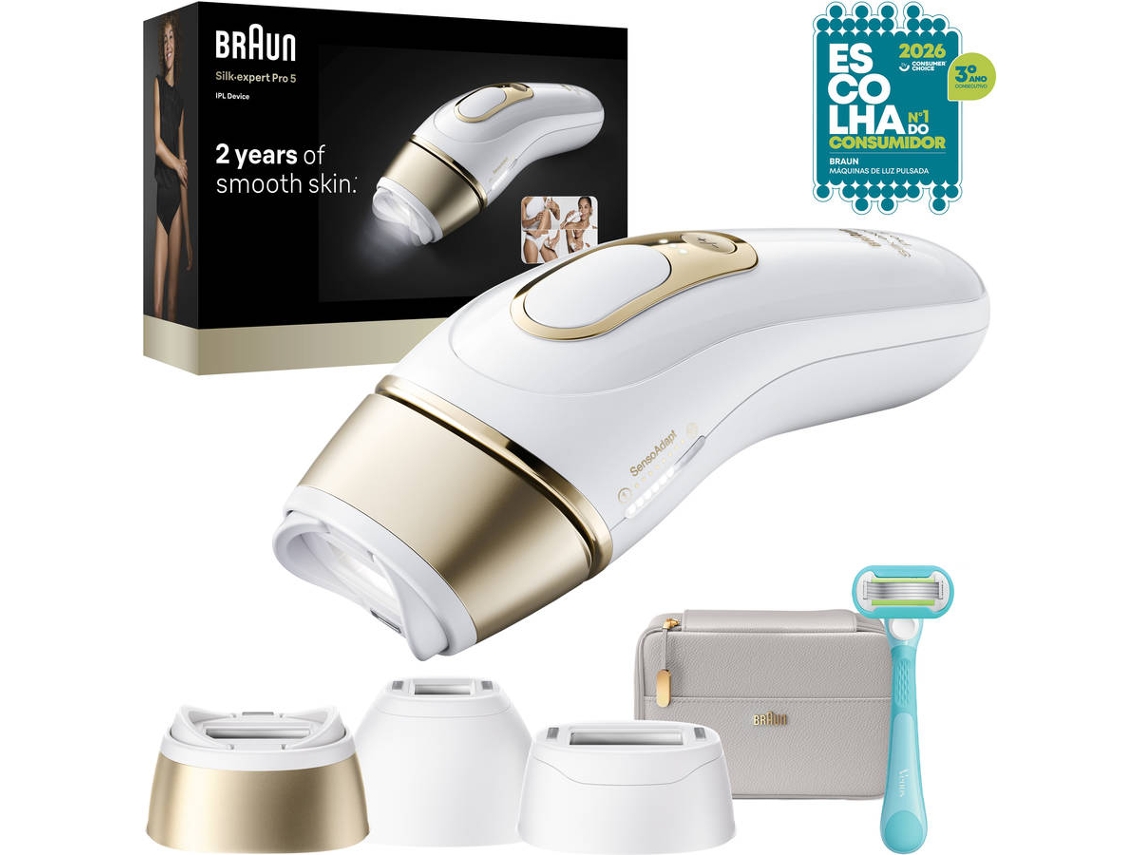 Depiladora Luz Pulsada BRAUN Silk-Expert Pro PL5311 (IPL - Multi-zonas - Corriente)