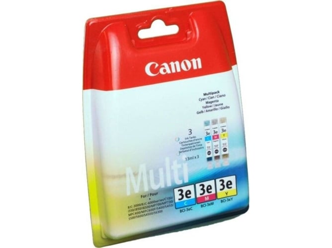 Pack de Cartuchos de tinta CANON BJ CRG BCI-3E Tricolor