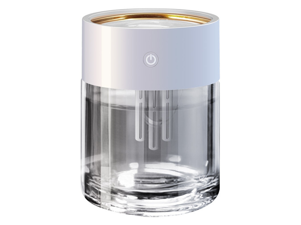 Humidificador 2000ml USB Ultrassónico Difusor de Óleo Essencial de Aromaterapia com Lâmpada Led Bico GERTIZ