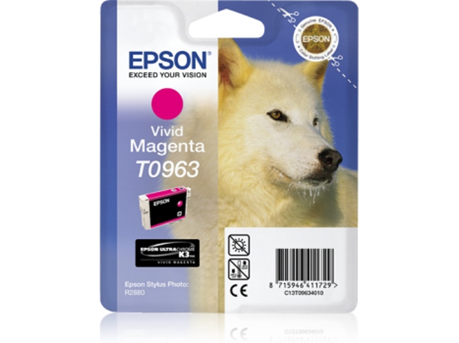 Cartucho de tinta original EPSON, T0963, Husky, C13T09634010