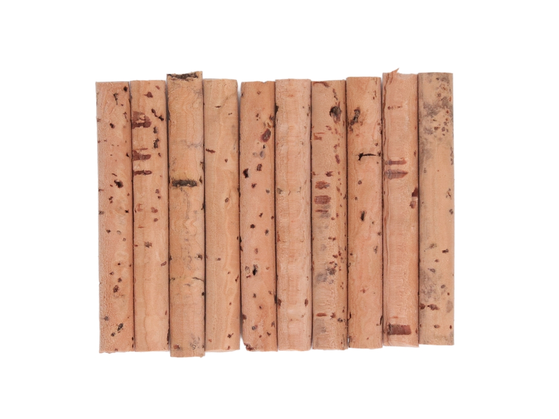 10 Palos De Pesca De Corcho Para Carpas Con Aislamiento Flotante, Material De Roble, 8 Mm De Grosor, 5 Cm De Largo.