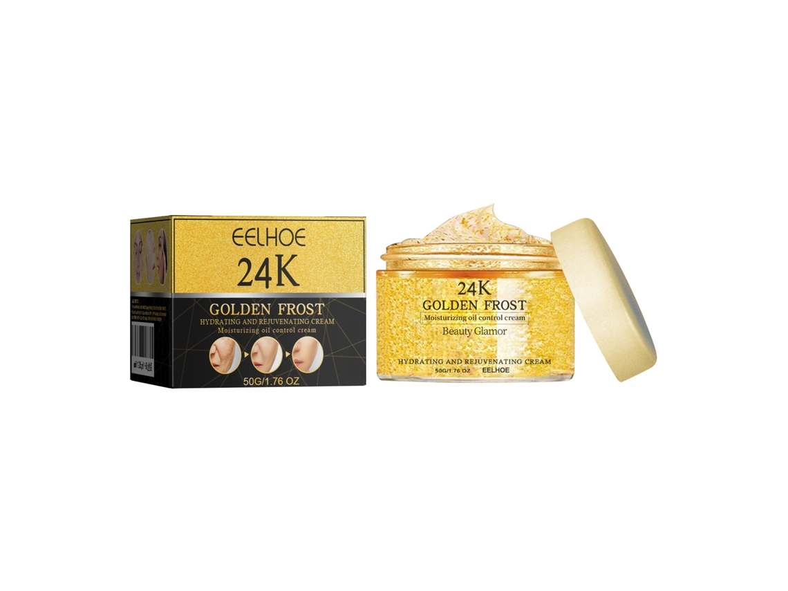 Crema facial revitalizante antiedad con oro de 24 quilates