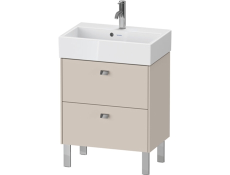 Mueble DURAVIT Brioso de pie Compact 58,4 x 38,9 cm 2 cajones incl. recorte de sifón y delantal para lavabo Vero Air 236860