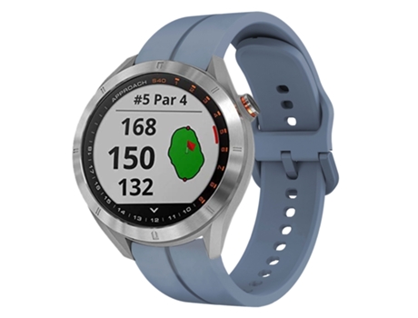 Correa Smartwatch para Garmin Approach S40 Silicona con Bucle de 20mm (Azul)