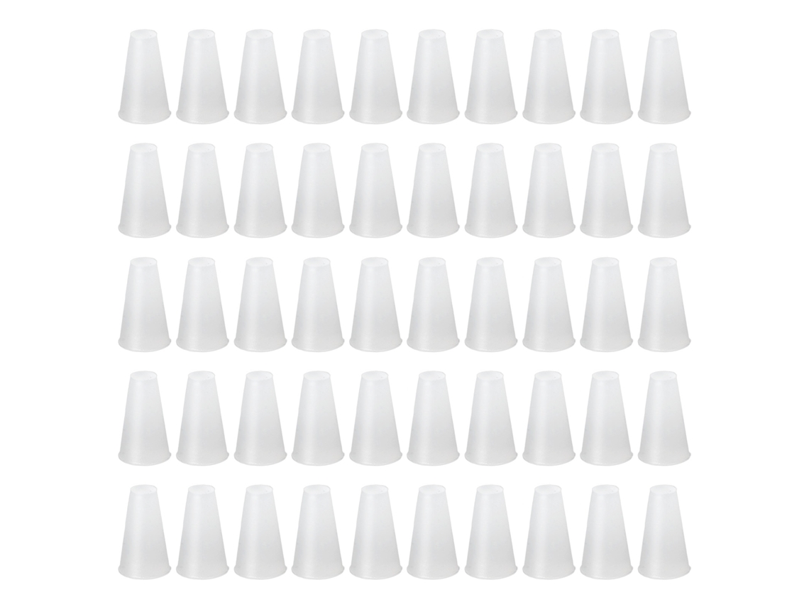 50 Tapones Cónicos De Silicona Resistentes A Altas Temperaturas Para Sellado Y Protección.