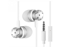 Auriculares con Cable Goeik (In Ear - Micrófono - Blanco)