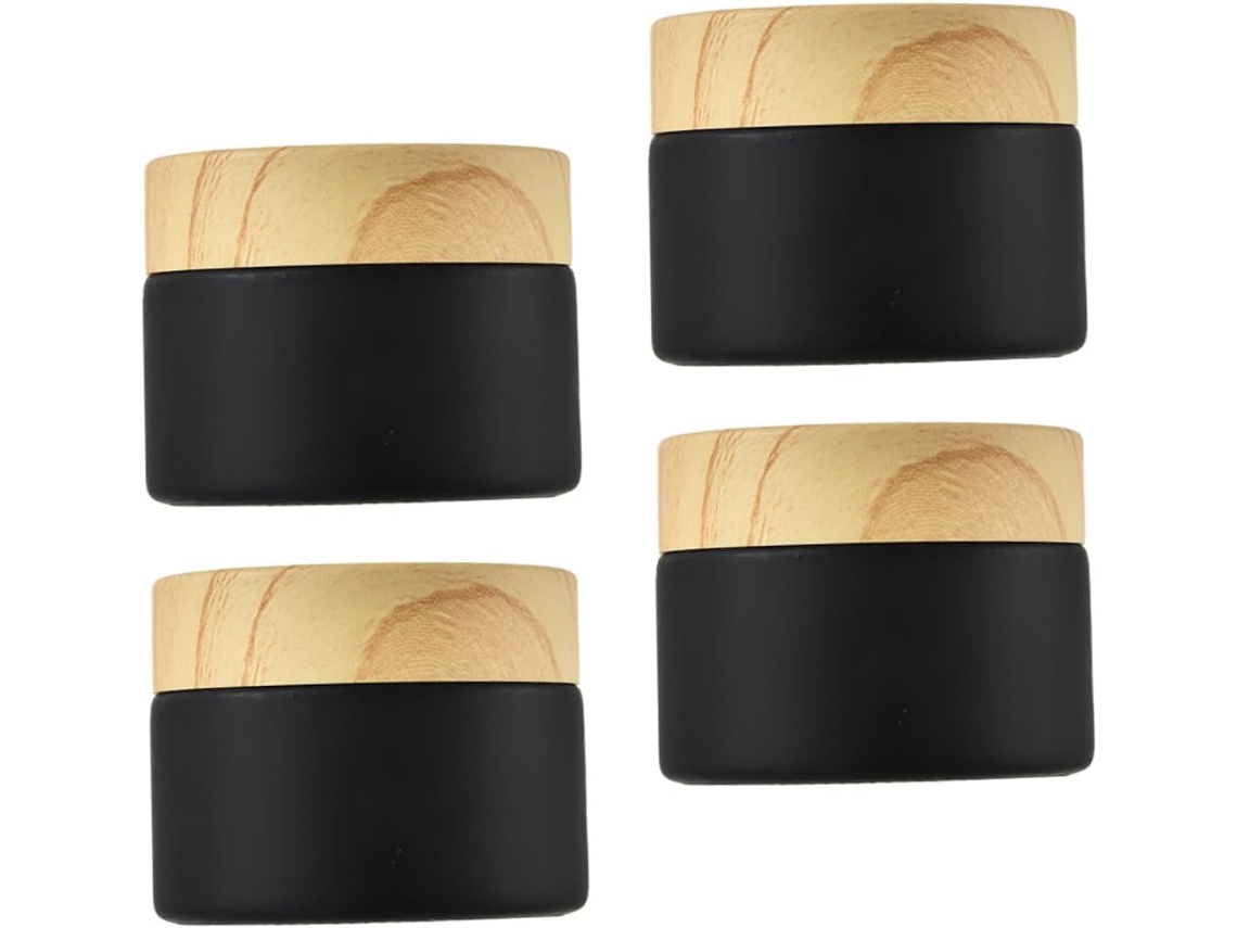 4 Pièces Pot De Voyage En Verre Para Crème De Cosmétique Petit À Récipient Lotion Rostro
