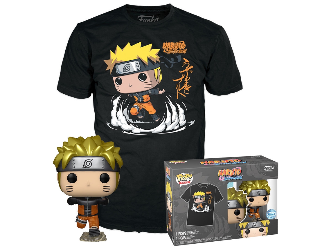 Conjunto de figuras Pop Tee B.active exclusivas de Naruto Shippuden