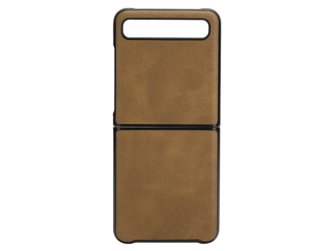 Capa Protetora Anti Poeira Para Samsung Galaxy Z Flip Capa De Telefone Plegável Marrom