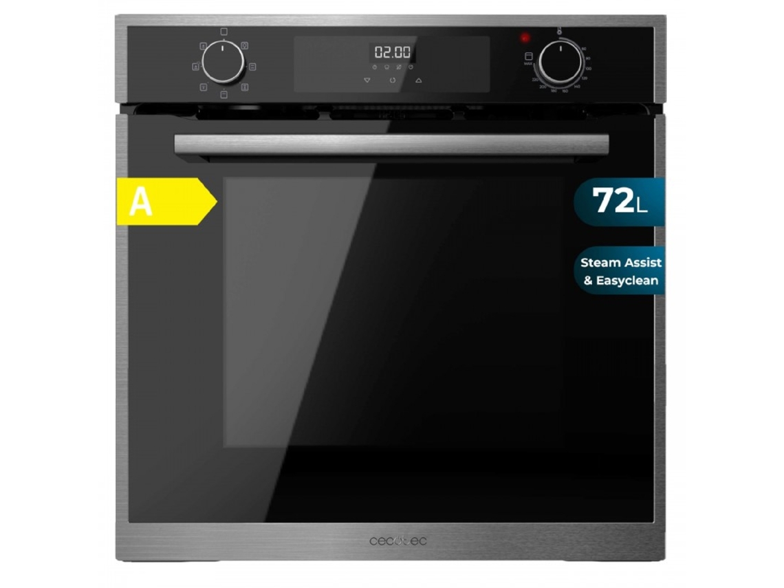 Cecotec Horno Multifunción Integrable 60cm Bolero Hexa M226000 Edge A. 2800w, 72l, 7 Funciones, Modo Grill, Fan Assisted Grill