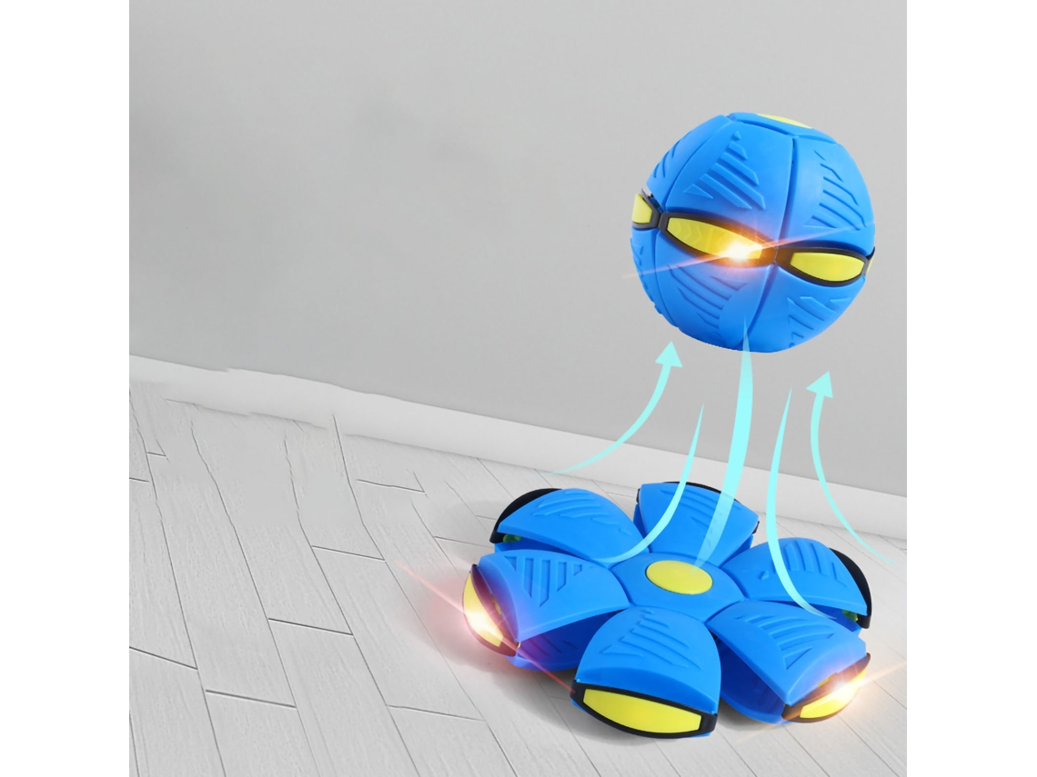 Pelota Plana De Lanzamiento Para Adolescentes Azul, Pelota De Deformación Interactiva Padre-hijo Para Descompresión