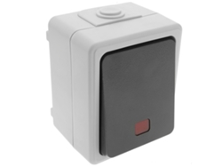 Base De Superficie Impermeable Ip54 10A 250V Con Interruptor De Llave Led BEMATIK