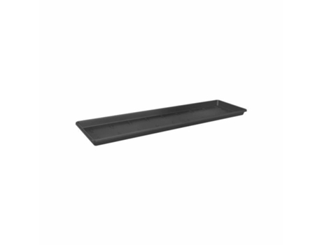 Plato para Maceta ELHO Green Basics Negro Cuadrada Moderno 77,3x2,4 cm