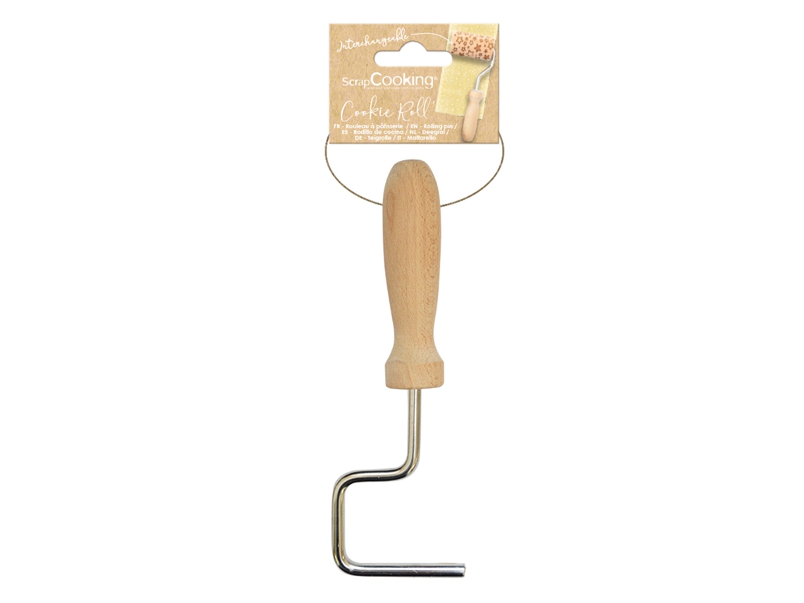 Mango para mini rodillo de madera