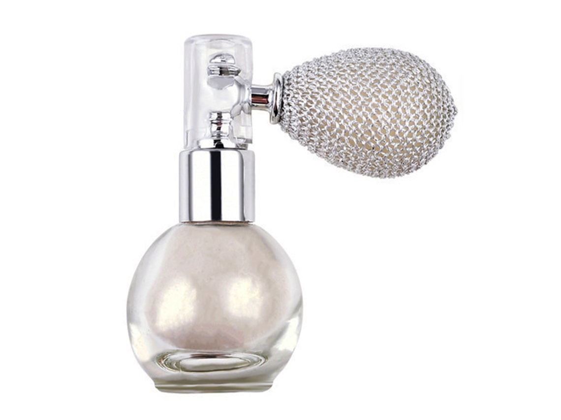 Polvos Corporales De Maquillaje Con Spray De Purpurina Para Una Piel Radiante.