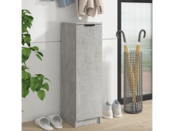 Zapatero Organizador de Madera Procesada Gris Cemento 30X35X100 Cm