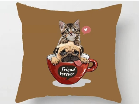 Funda de cojín para perros súper suave A-7 BOD HOME