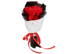 Ramo de 11 rosas artificiales rojas de jabón - Regalo de San Valentín