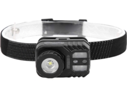 Linterna Frontal Batería Integrada Con Zoom Giratorio Smart Power Display Interaction Headlamp (negra)
