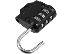 Candado de viaje con llave para equipaje, pequeño candado de combinación para maletas y mochilas. Gokoco