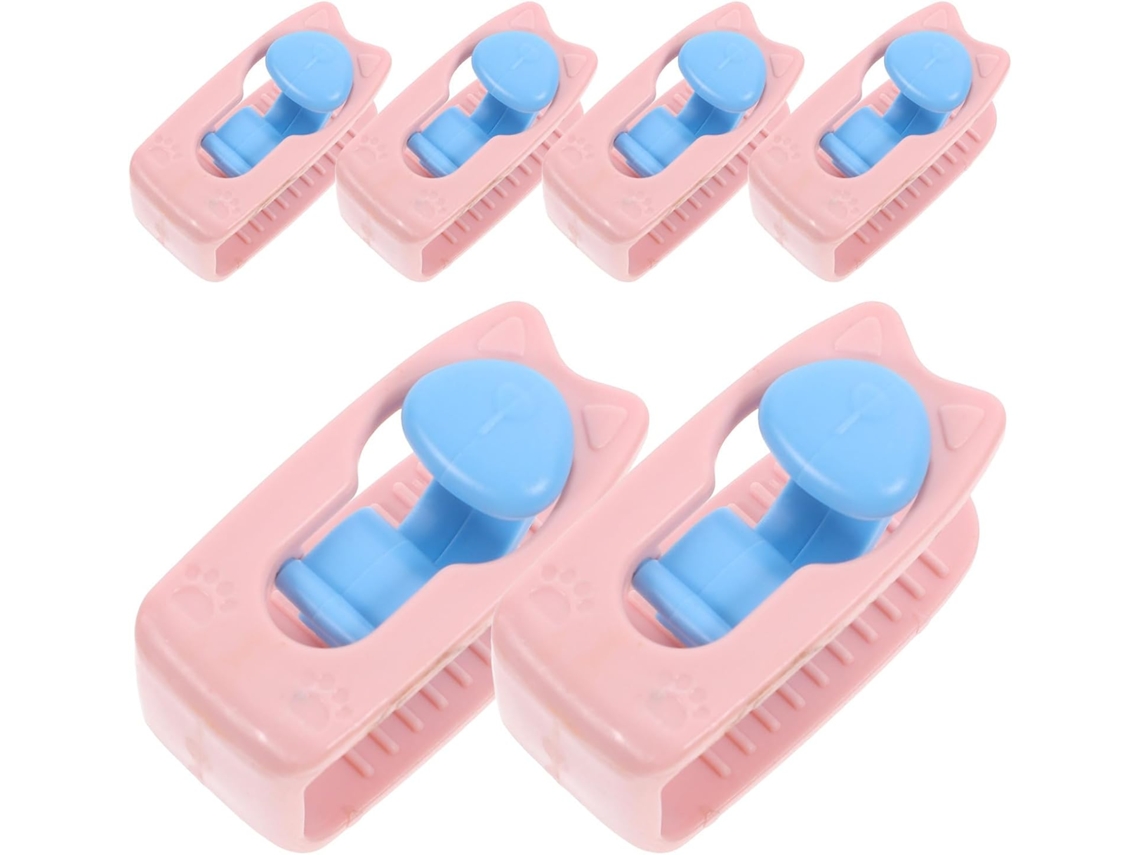 Fundas Clips Juego 6 Protección De Plástico
