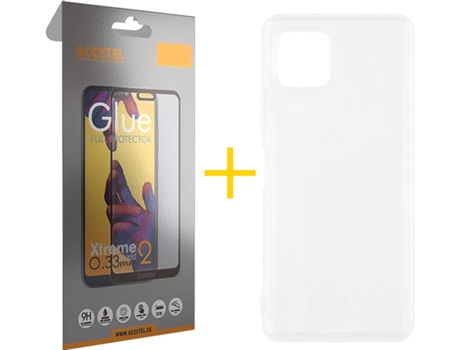 Carcasa + Protector de Pantalla para Oppo A73 5G ACCETEL Transparente Claro