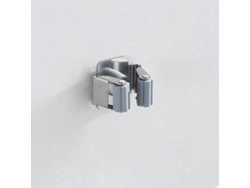 Soporte De Pared Para Fregona Y Escoba, Acero Inoxidable, No Requiere Taladrar, Multifuncional, Gris.