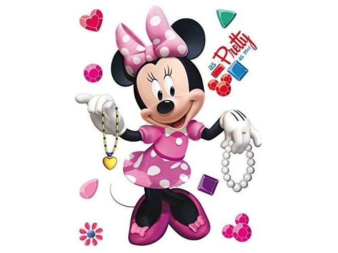 Dks Gee091084disney Minnie Mouse, Adhesivos de pared, 30x30cm 1 pieza, Papel, Colorido, 30x30cm Dks 1084 Ag Design