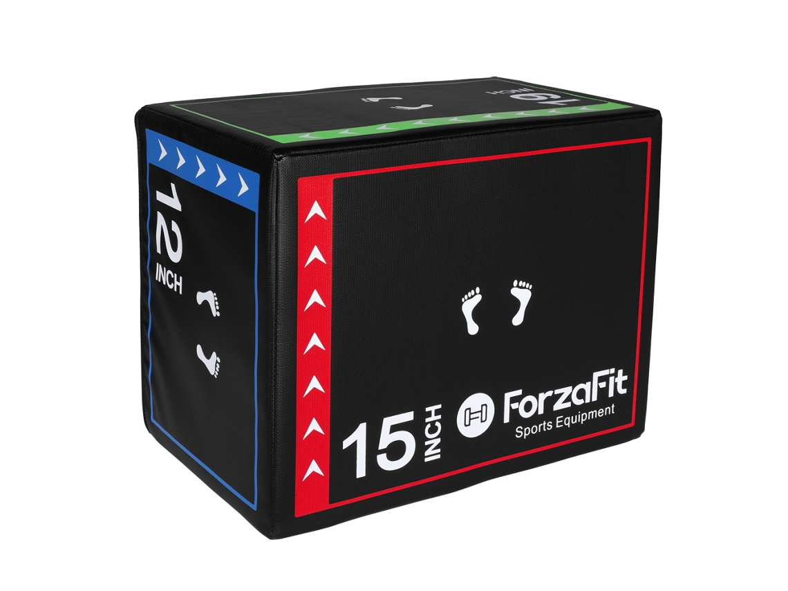ForzaFit Crossfit Plyo Box - 51 x 61 x 76 cm - Negro