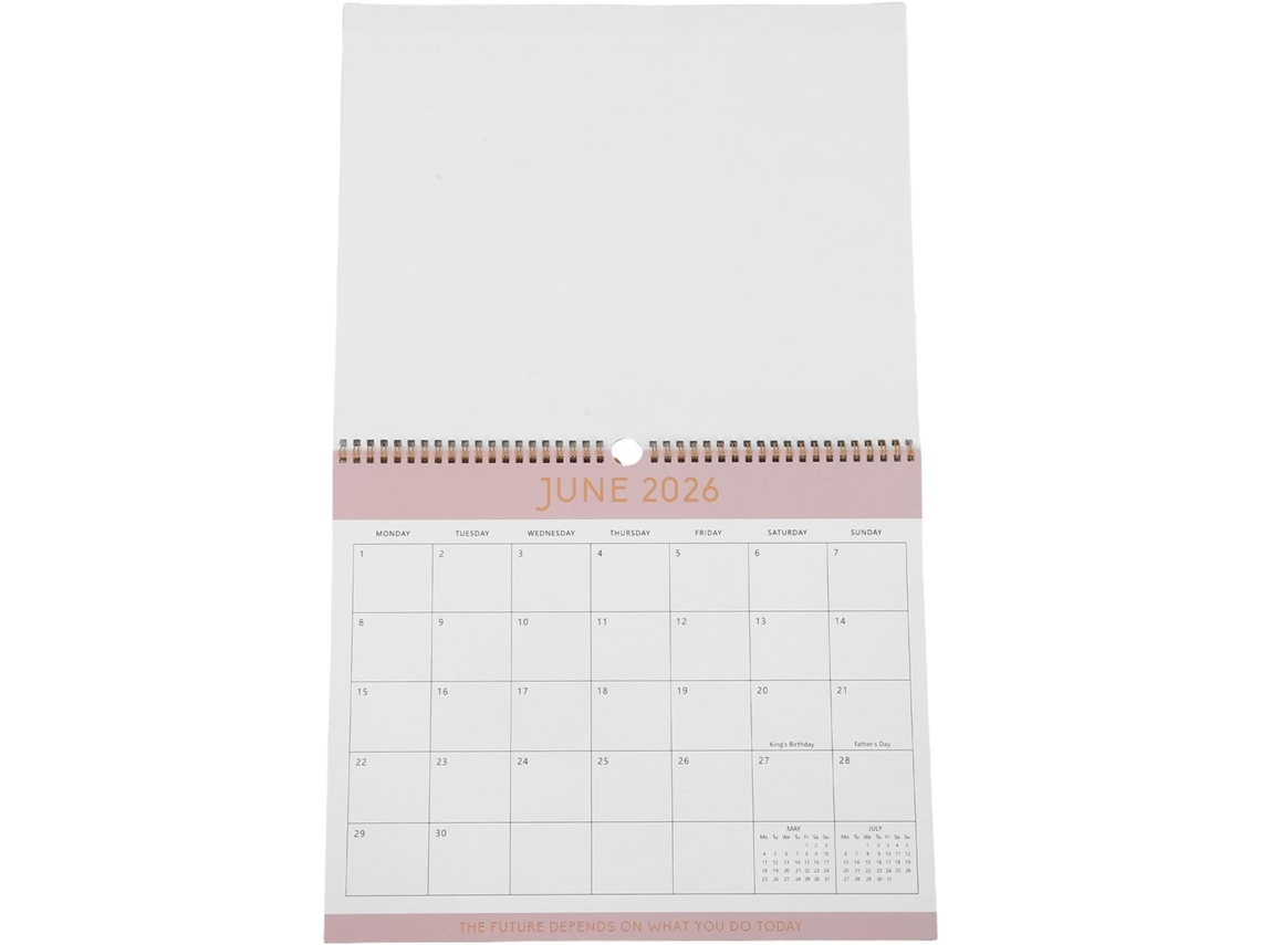 Calendario De Pared Mensual Con Días Festivos, Planificador Grande Para Oficina Y Hogar.
