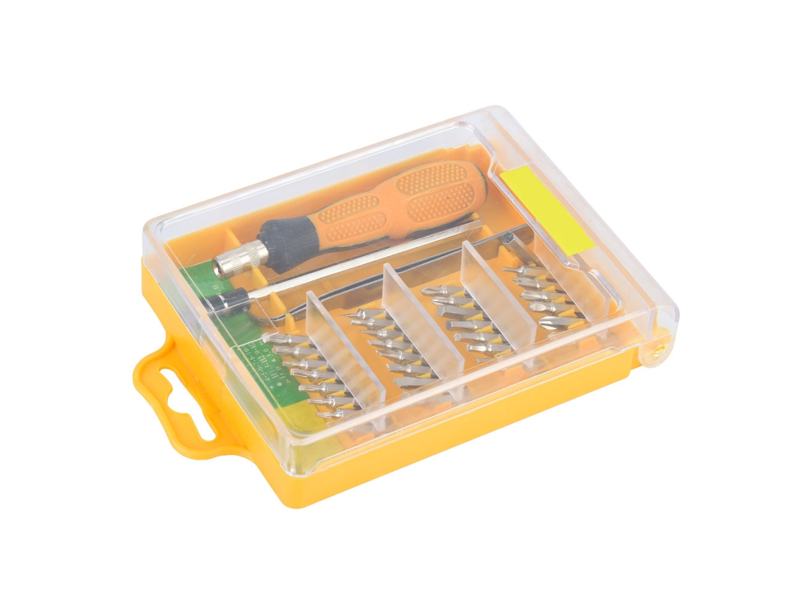 Kit De Herramientas De Reparación Con 33 Piezas Llave De Palanca Philips Hex Y Estrella Triángulo U