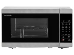Microondas SHARP YC-MG02ES (20 L - Con grill - Gris)