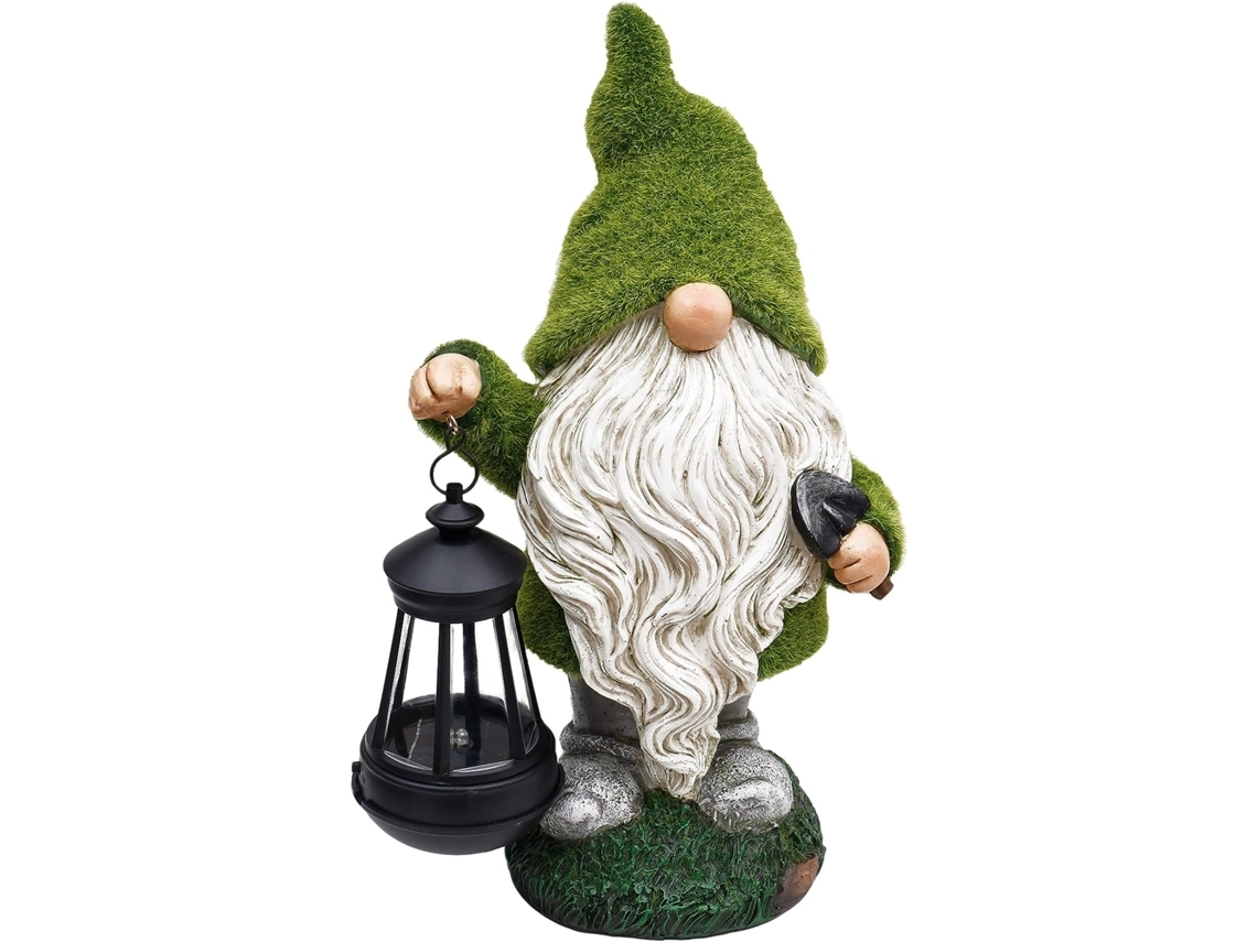 Adornos De Jardín Con Forma De Gnomos Con Iluminación Solar, Simpáticas Figuritas Y Esculturas De Faroles, Diseñados Ergonómicamente Para El