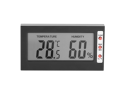 Termómetro Higrómetro Digital Portátil Con Pantalla Lcd Grande, Medición De Temperatura Y Humedad De 0 A 50 ℃ Y De 10 % Hr A 99 % Hr.
