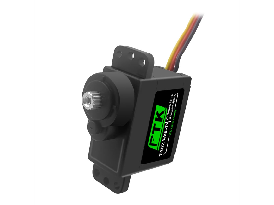 4 Pcsptk Votik 7452 Mg-d 9g Digital Servo Metal Gear For Epp Airplane Rc Aircraft Fixed Wing Helicopter