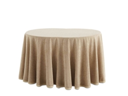 Lanovenanube Falda Camilla Ovalada Chenilla Beig, 90x120