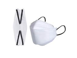 50 Mascarillas Faciales Morandi Kn95 Fish Mask Para Adultos, Ffp2, 4 Capas De Protección Kf94
