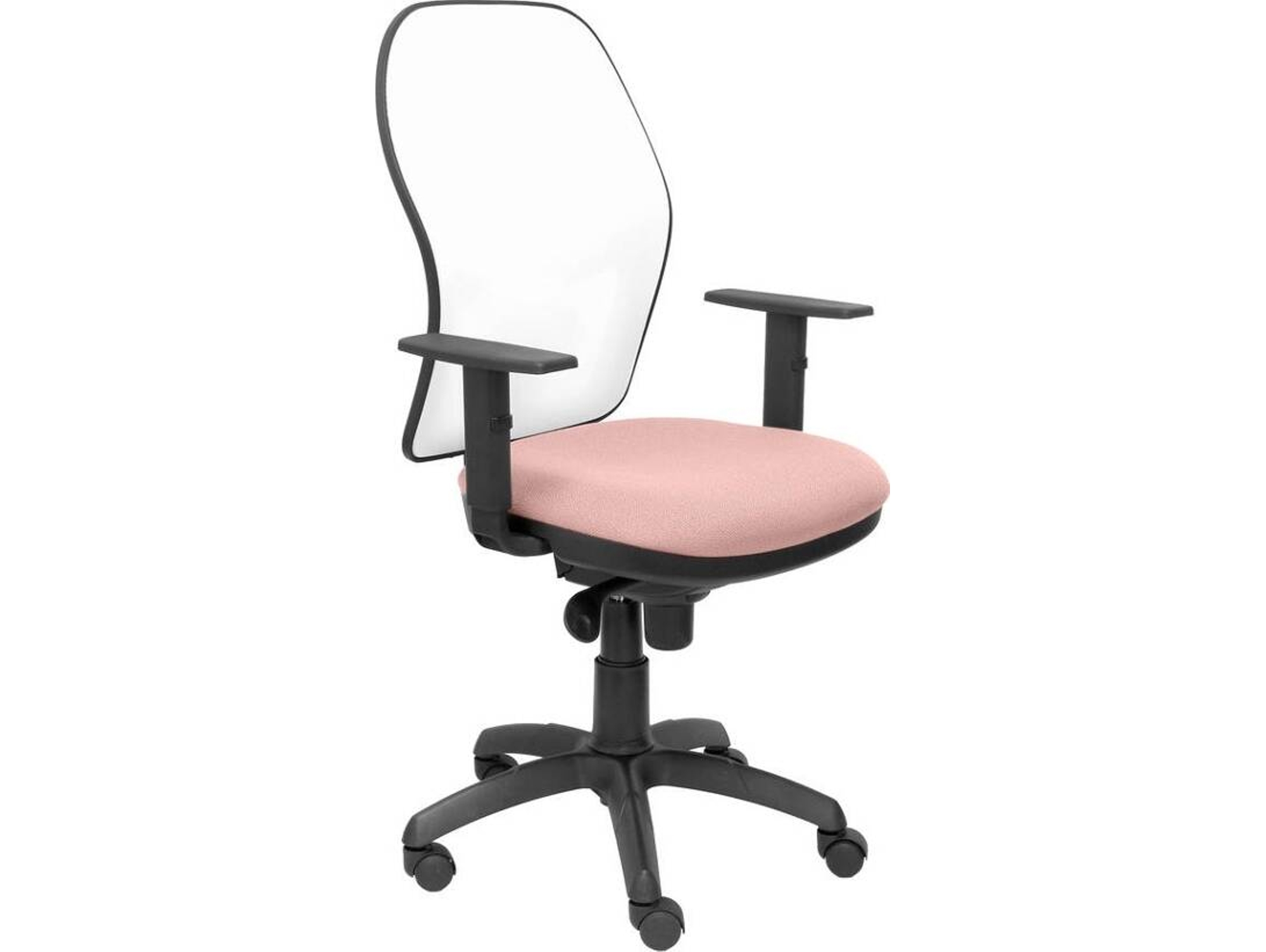 Silla de Escritorio Operativa PYC Jorquera Rosa B (Brazos Ajustables - Malla)
