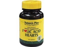 Complemento Alimentar NATURES PLUS Ácido Fólico Hearts (90 comprimidos)