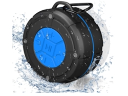 Altavoz de ducha Chennnls con Bluetooth 5.0, resistente al agua IPX7, radio de baño, inalámbrico y portátil con ventosa, color negro