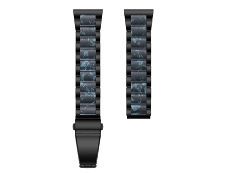 Correa de acero inoxidable de resina de zafiro para Garmin Tactix Delta Solar Edition con balística VEANXIN
