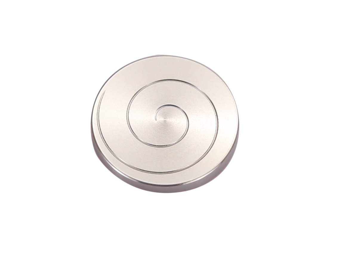 Ats-juguete De Escritorio Giratorio Moneda Espiral Metálica Fluyente Para Descompresión De Escritorio