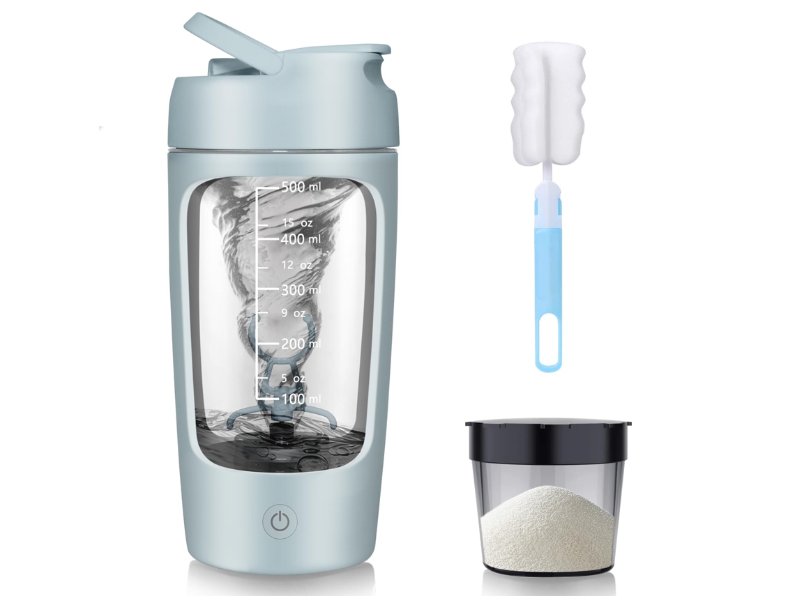 Batedeira para Shakes POLCTRADINGSHOP (650ml, USB, azul)