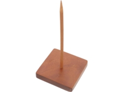 Besportble Soporte De Madera Nogal Y Recibos Para Mostrador Menú 18,50 X 8,00 Cm Pulgadas -material: