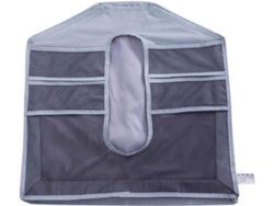 Organizador colgante grande para calcetines y ropa interior, fabricado en fibra de poliéster lavable, ideal para organizar tu armario - GOKOCO