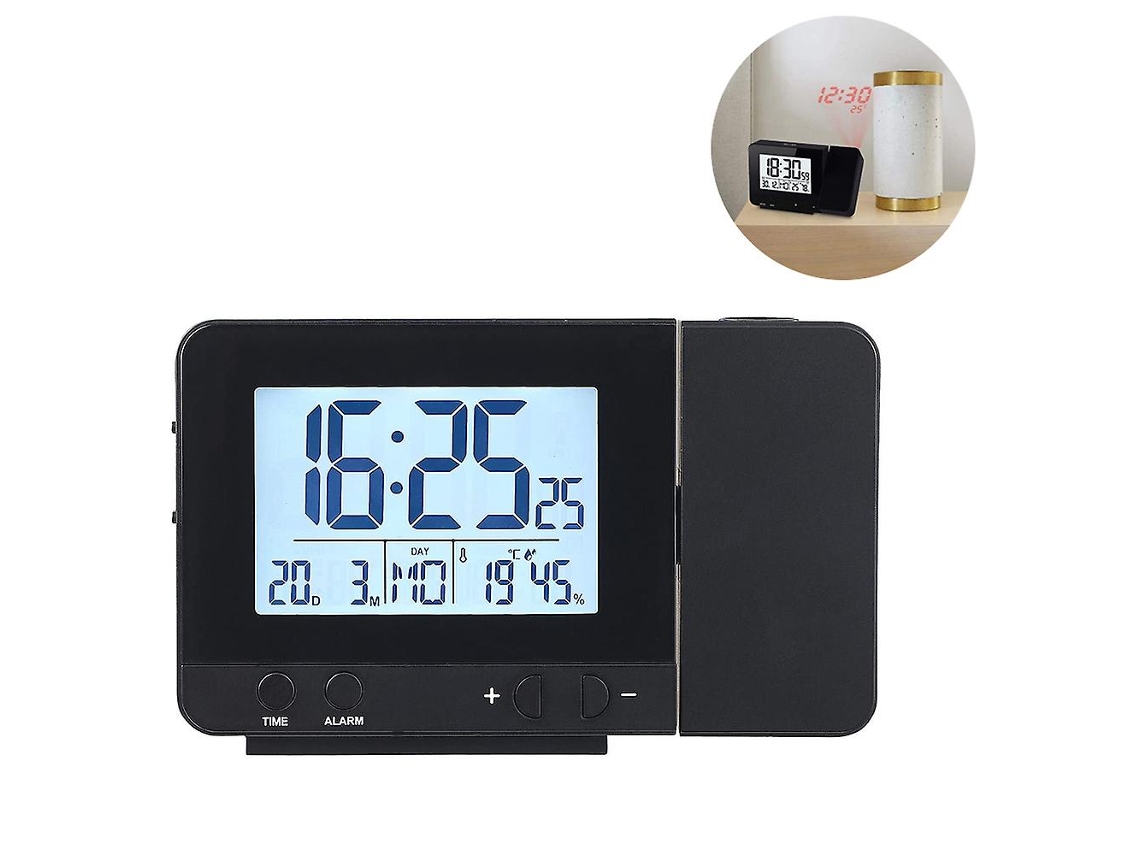 Despertador de proyección Despertador de cabecera con radio Fm Reloj digital CUICH