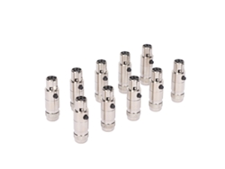 Adaptador Xlr Hembra De Metal De 5 Pines Para Interfaz De Sonido De Cable De Micrófono Estéreo Y Altavoz (10 Unidades)