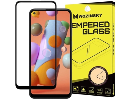 Protector Cristal Templado Samsung Galaxy M11 LMOBILE Full Cover Negro